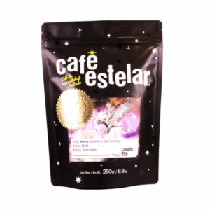 Bolsa de Café Estelar Finca Pocitos Veracruz, variedad Gesha, café de especialidad con notas frutales.