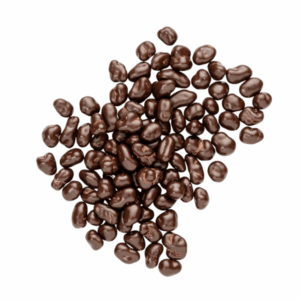 Nibs de cacao Luna Cacau cubiertos con chocolate artesanal de alta calidad.