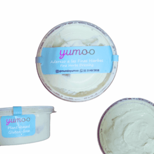 Aderezo vegano Yummo de tofu con finas hierbas frescas – sin lácteos y natural.